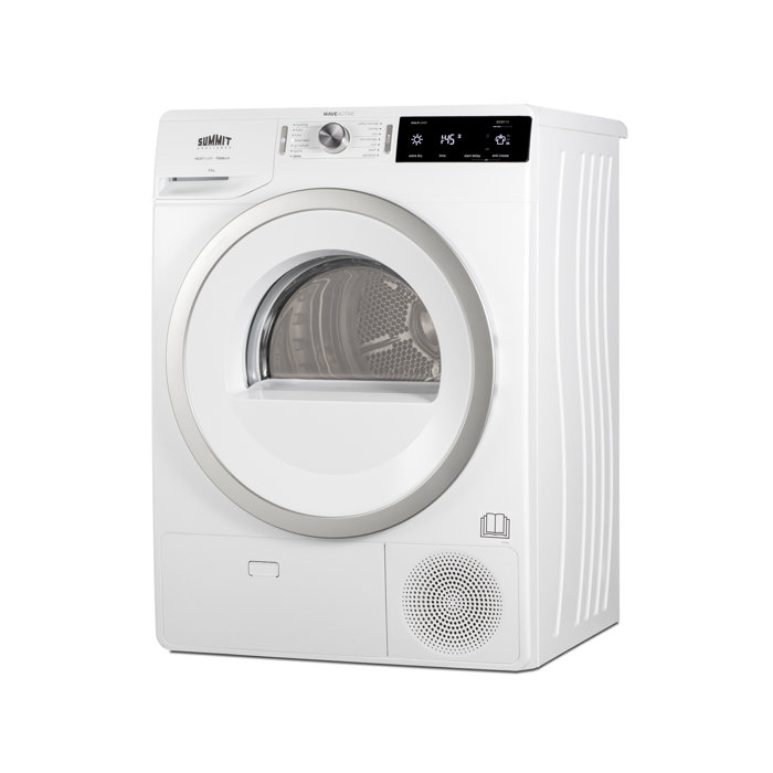 Summit Appliance Washer & Dryer Set with Stackable 2.3 Cubic Feet Front Load Washer and 3.88